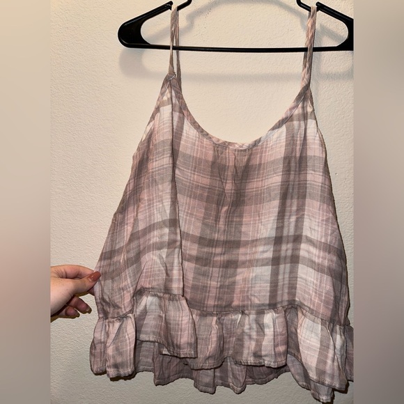 Cloth & Stone women’s pink grey camisole blouse M fall - Picture 5 of 5